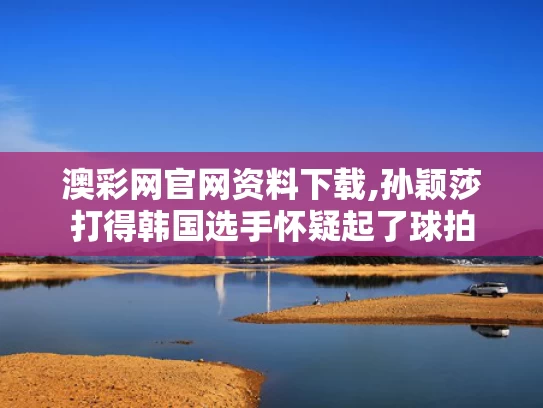 澳彩网官网资料下载,孙颖莎打得韩国选手怀疑起了球拍
