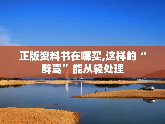 正版资料书在哪买,这样的“醉驾”能从轻处理